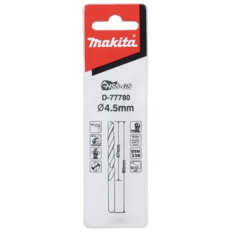 Сверло по металлу HSS-GS — D-77780