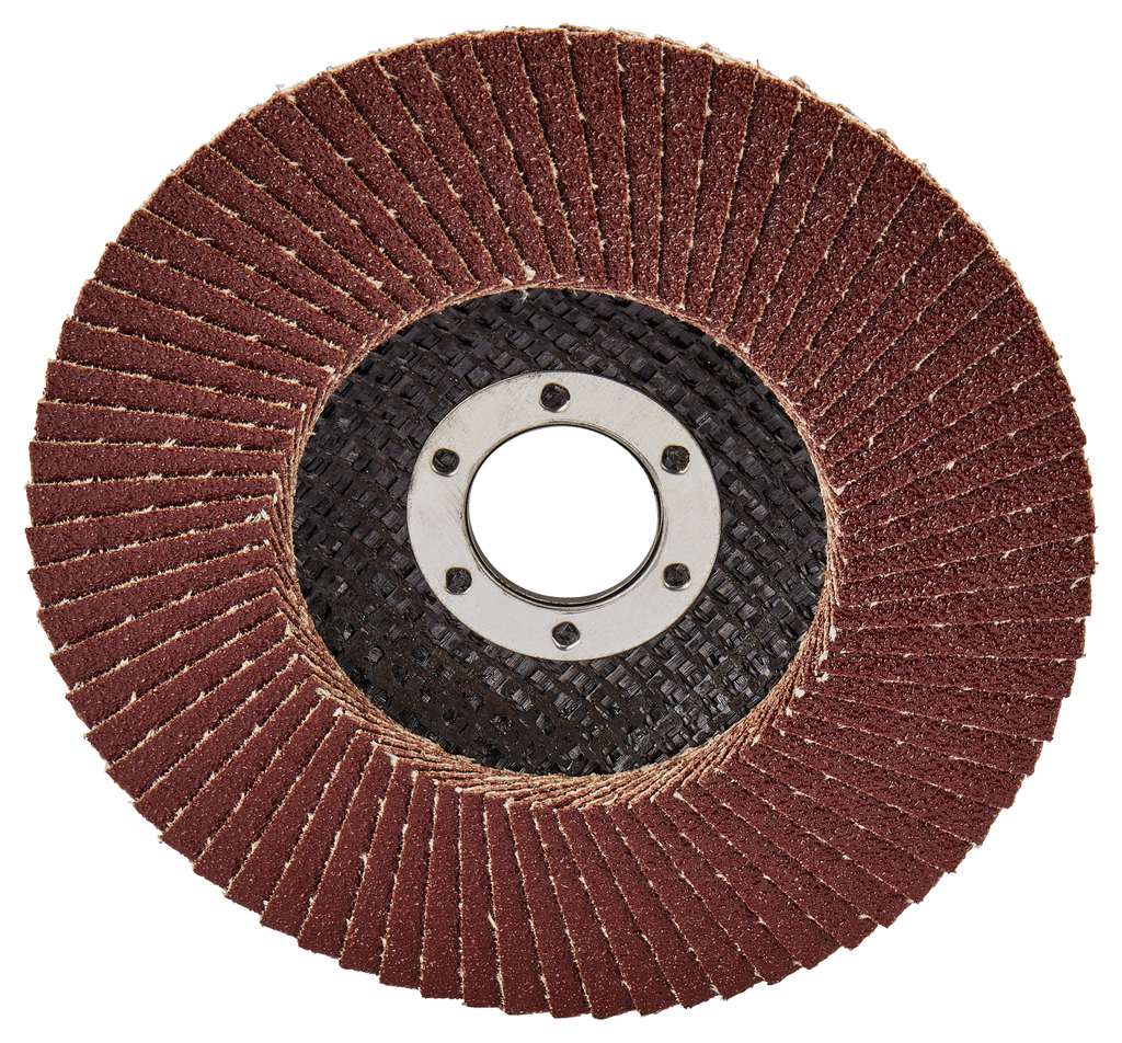 Лепестковый шлифовальный диск А60, 125 мм, стекловолокно, плоский Makita D-27296