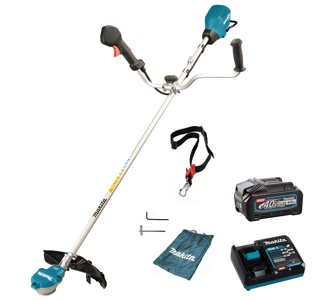 Триммер Makita UR002GZ05 + BL4040 + DC40RA Триммер Makita UR002GZ05 + BL4040 + DC40RA