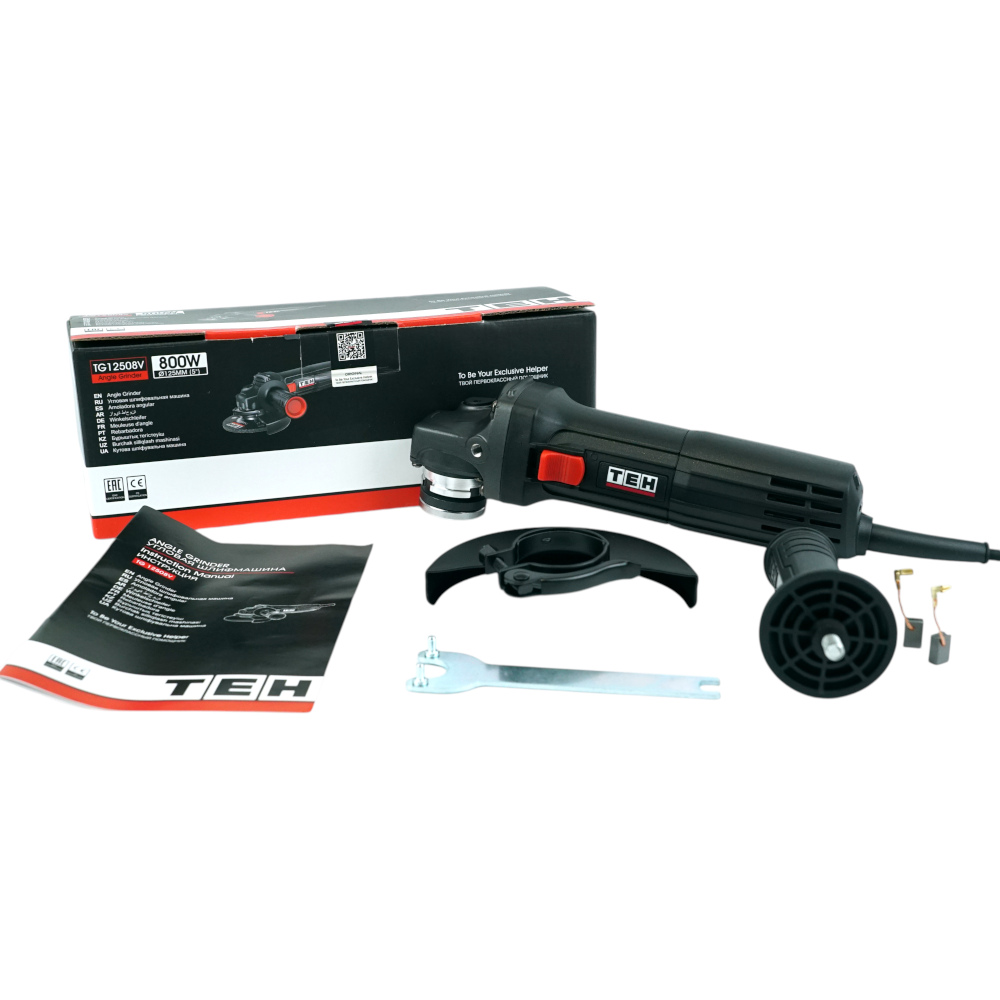 УШМ с регулировкой оборотов 125мм TEH TG12508V