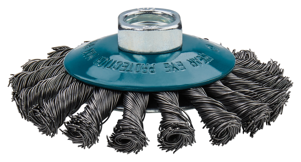 Щетка проволочная конусная (100 мм, толщина проволоки 0,5 мм, M14x2) Makita D-39861 Щетка проволочная конусная (100 мм, толщина проволоки 0,5 мм, M14x2) Makita D-39861