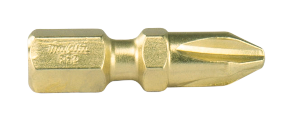 Бита Phillips Impact Gold Enduro PH2, 25 мм, C-form 2 шт Makita B-28503 Бита Phillips Impact Gold Enduro PH2, 25 мм, C-form 2 шт Makita B-28503