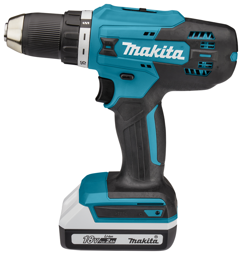 Аккумуляторная дрель-шуруповерт G-Series 18 В Makita DF488DWAE