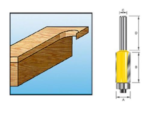 Фреза для окантовки 12,7х50,8х12х32х3Т Makita D-10506