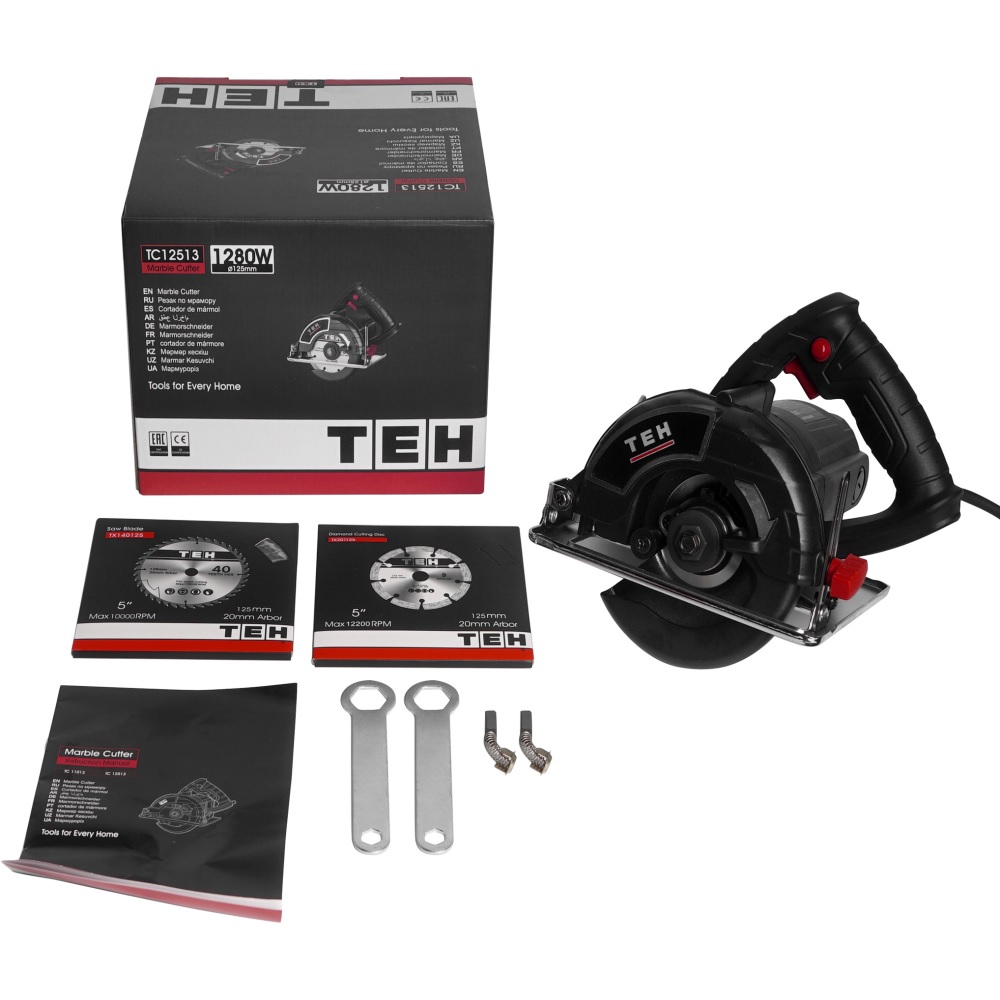 Пила дисковая алмазная 125мм TEH TC12513