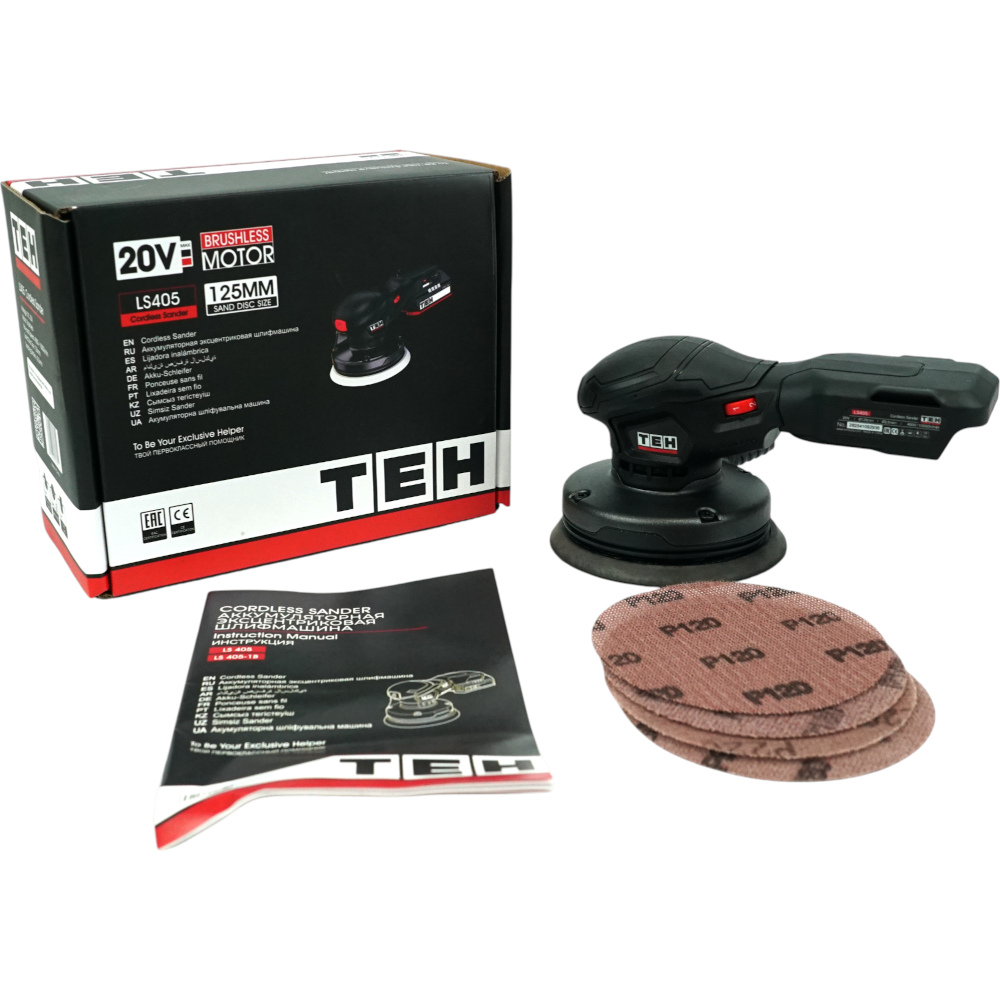 ЭШМ (ОШМ) аккумуляторная 20V (без АКБ и ЗУ) 125мм TEH LS405