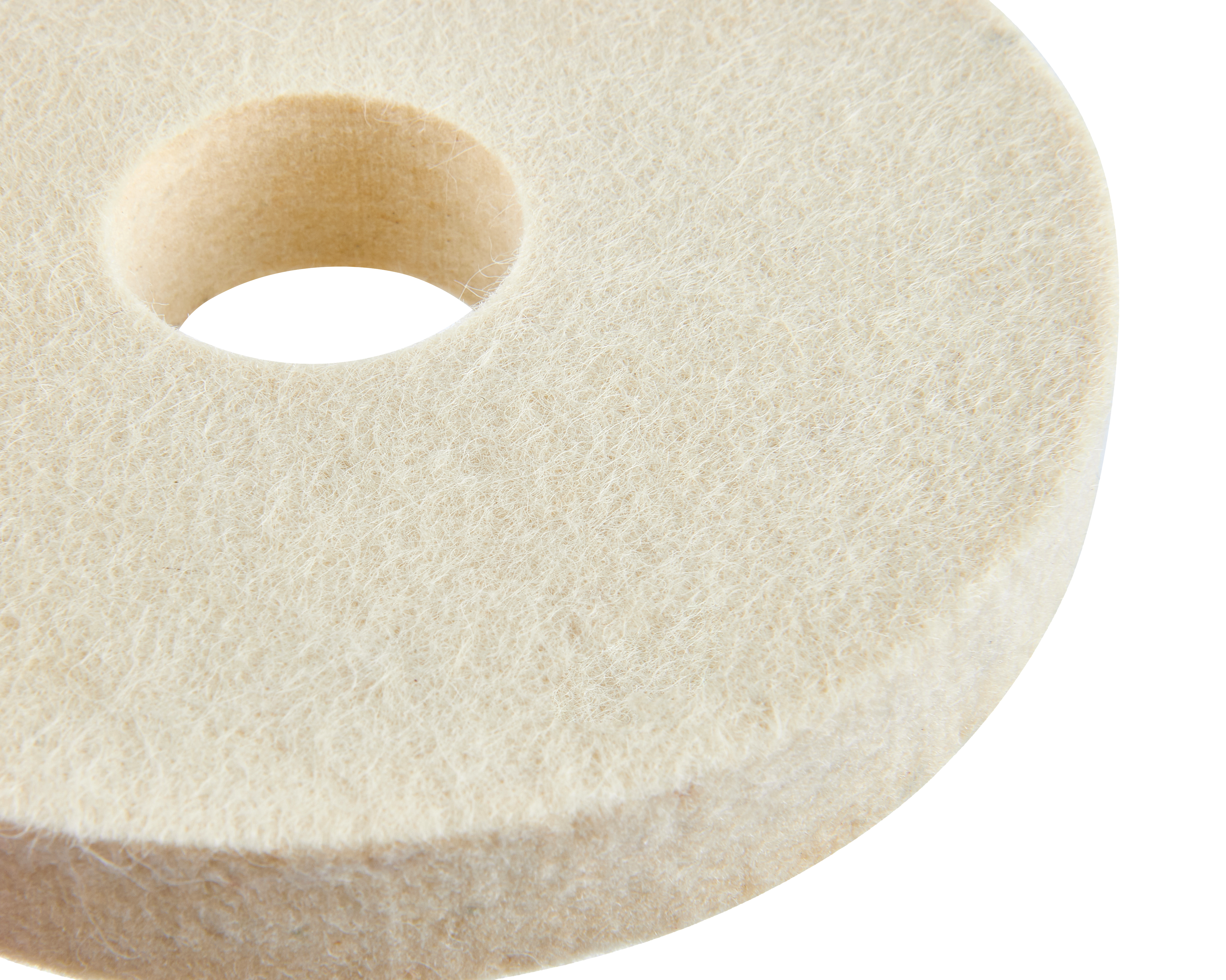 Круг полировальный 125х32х20мм войлок