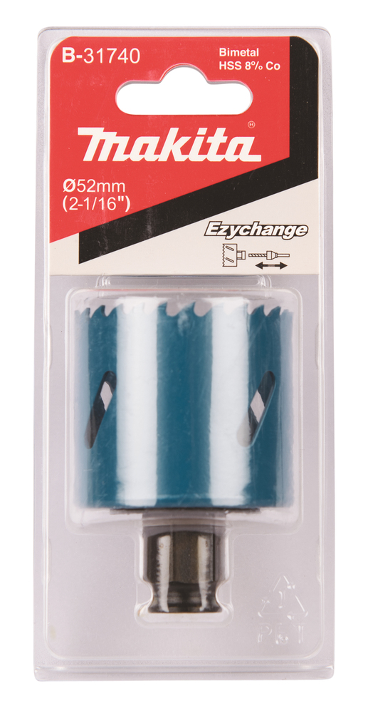 Коронка BiM 52мм Ezychange Makita B-31740