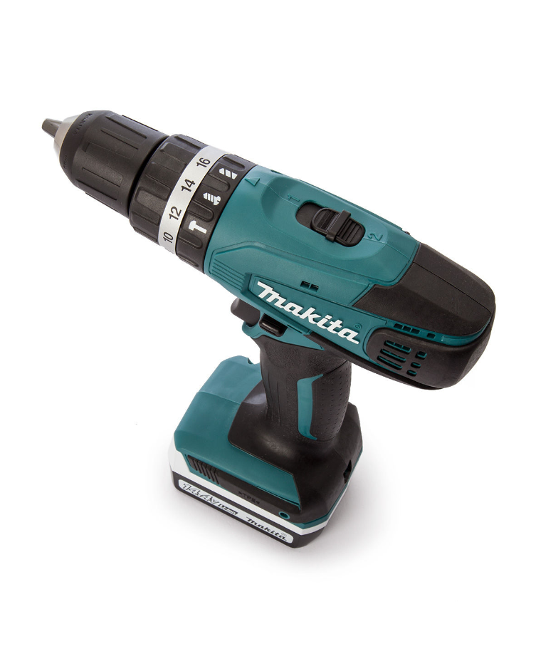 Аккумуляторная ударная дрель-шуруповерт G-Series 14.4 В Makita HP347DWE