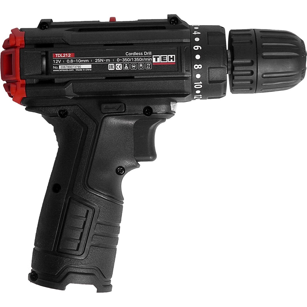 Дрель аккумуляторная 12V TEH TDL212