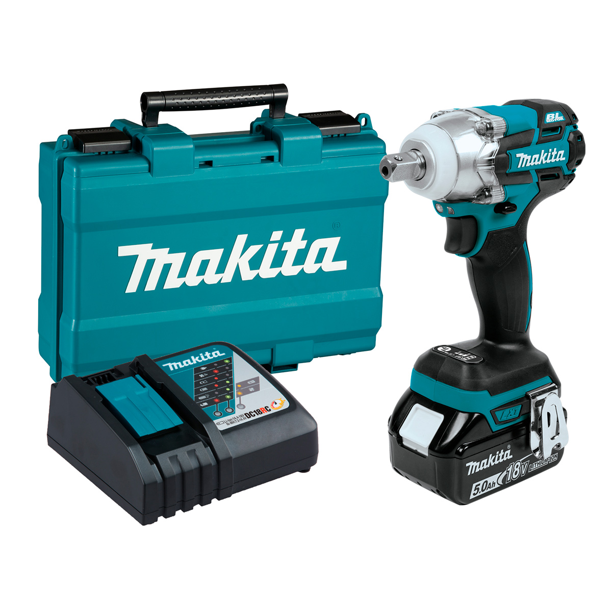 Аккумуляторный ударный гайковерт LXT 18 В Makita DTW285RTK