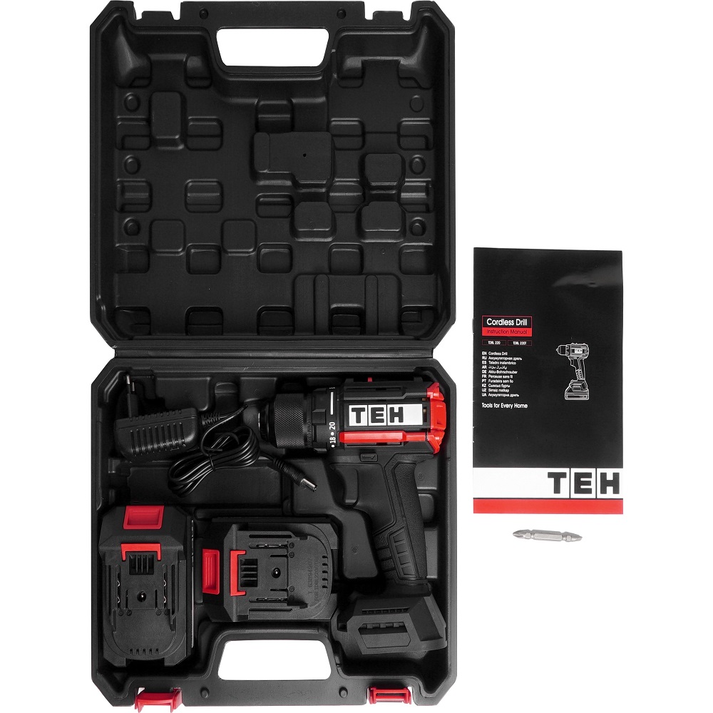 Дрель аккумуляторная 20V TEH TDBL220