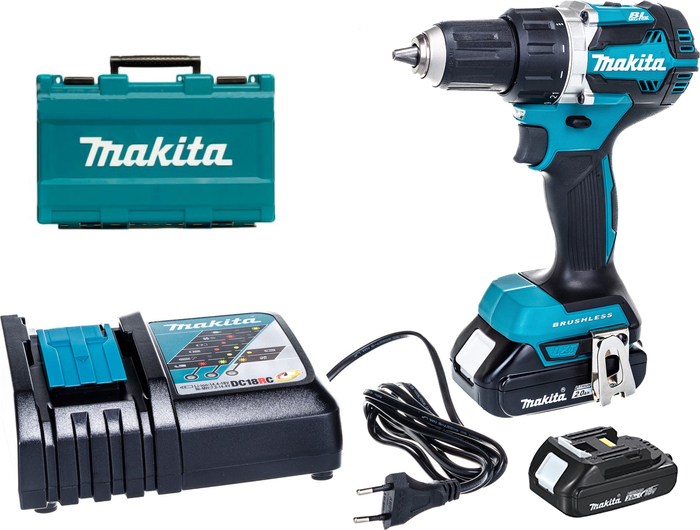 Аккумуляторная дрель-шуруповерт LXT 18 В Makita DDF484RAE