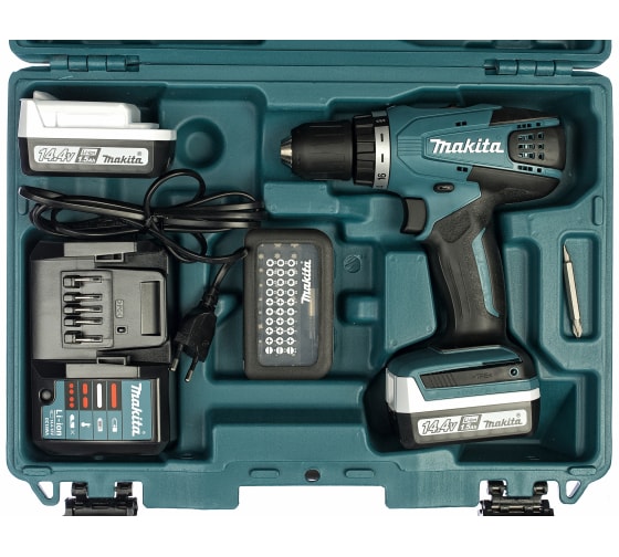 Аккумуляторная дрель-шуруповерт G-Series 14.4 В Makita DF347DWEX8