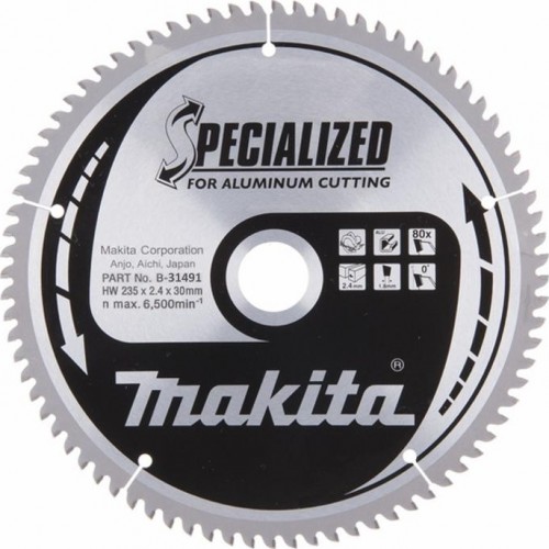 Пильный диск для алюминия 235X30X1.8X80T Makita B-31491