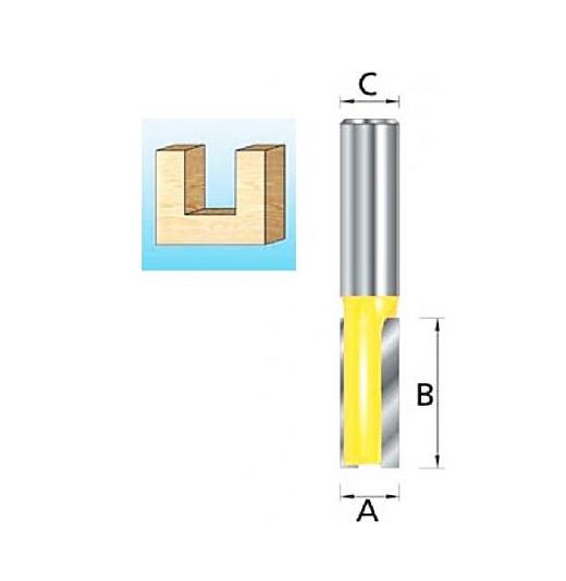 Фреза пазовая 20x20x8x32x2T Makita D-10132