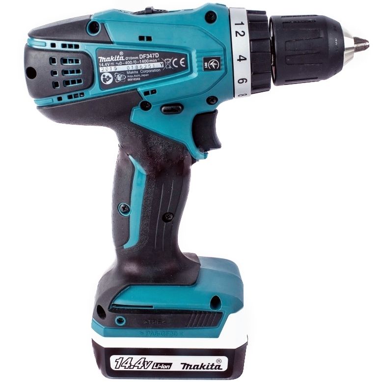 Аккумуляторная дрель-шуруповерт G-Series 14.4 В Makita DF347DWEX3