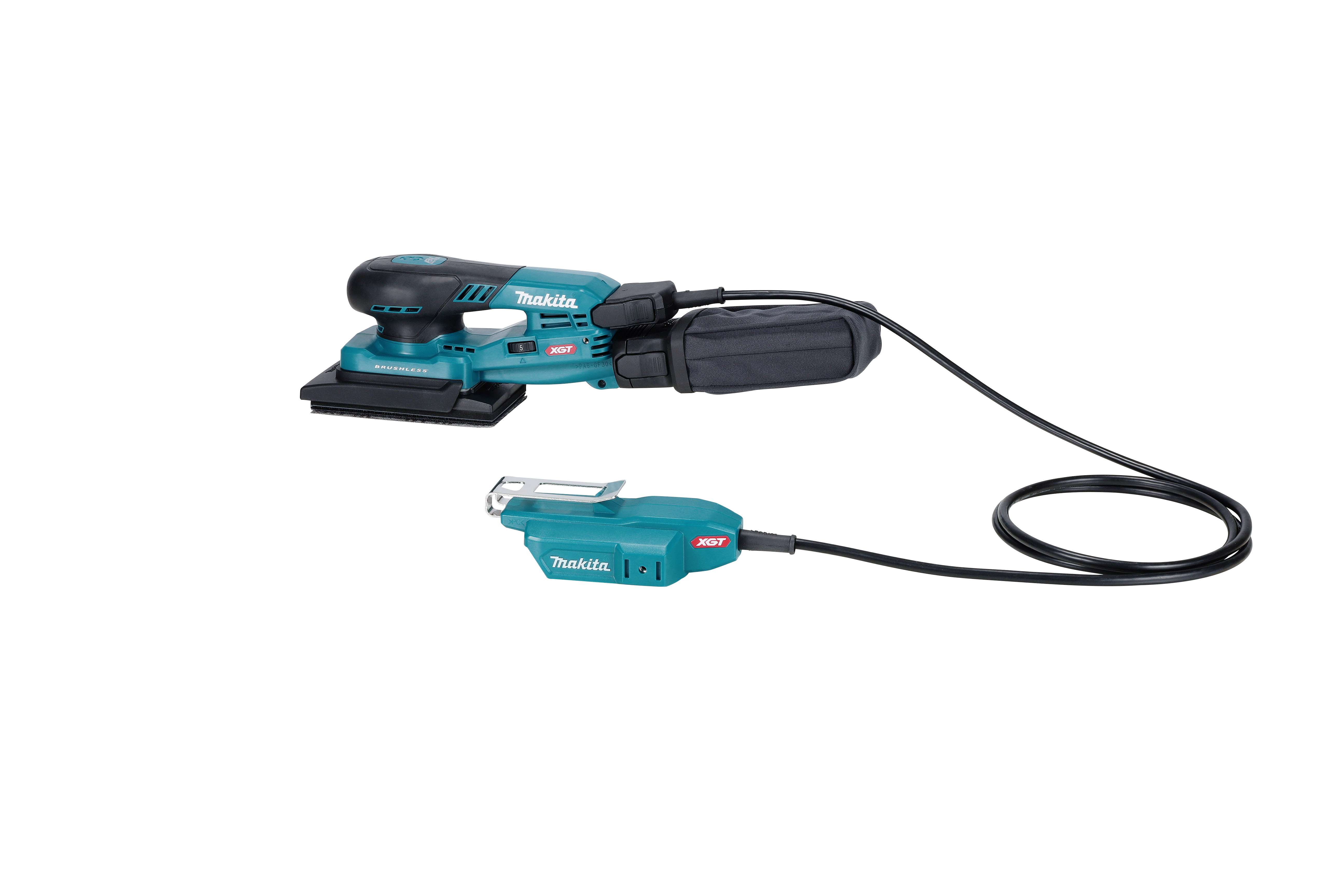 Машина шлифовальная вибрационная с выносным аккум. XGT 40В BL XPT AWS подошва 80х130мм (без АКБ и ЗУ)