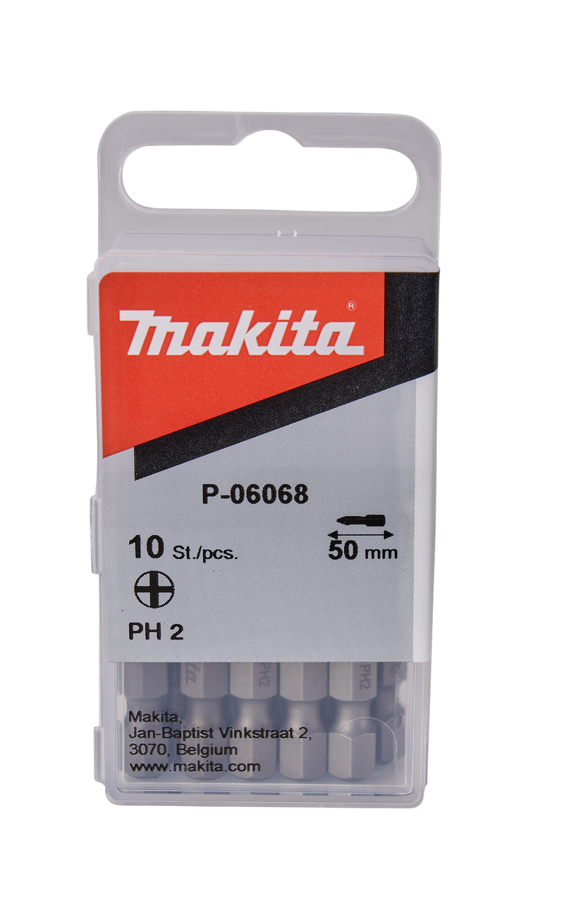 Бита Phillips PH2, 50 мм, C-form 10 шт Makita P-06068