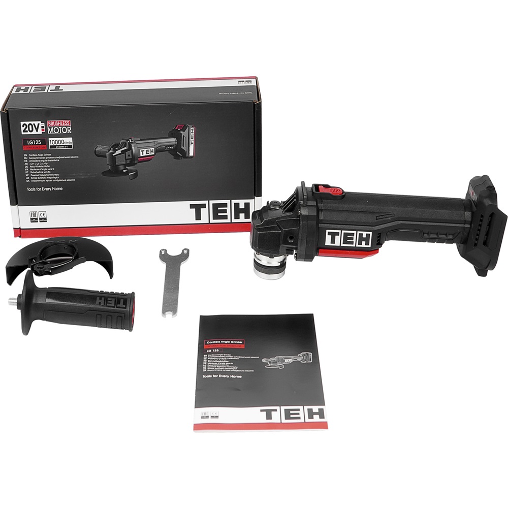 УШМ аккумуляторная 20V (без АКБ и ЗУ) 125мм TEH LG125