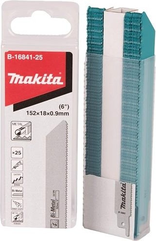 Сабельная пилка для металла 152x0,9x14TPI, 25 шт Makita B-16841-25