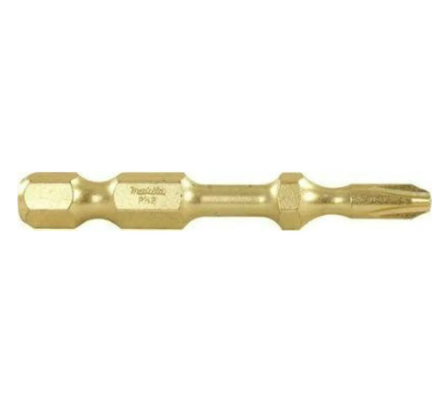 Бита Impact Gold Slim PZ2, 50 мм, E-form (MZ), 2 шт Makita B-62365