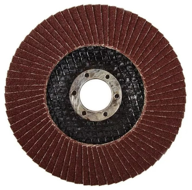 Лепестковый шлифовальный диск А120, 125 мм, стекловолокно, угловой Makita D-57277