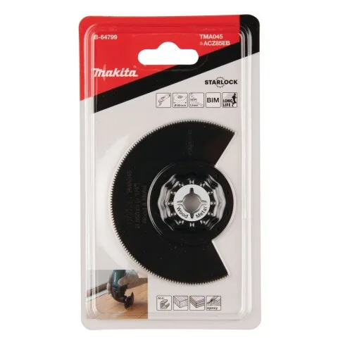 Диск сегментированный по дереву/металлу 85 мм Starlock Makita TMA045 (B-64799)