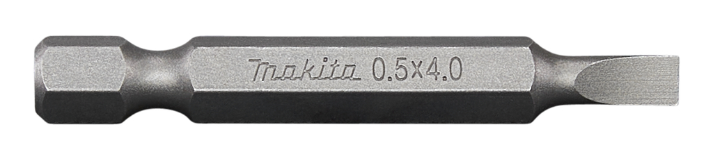 Бита Slotted SL0.5X4.0, 50 мм, E-form (MZ) 3 шт Makita B-25286 Бита Slotted SL0.5X4.0, 50 мм, E-form (MZ) 3 шт Makita B-25286