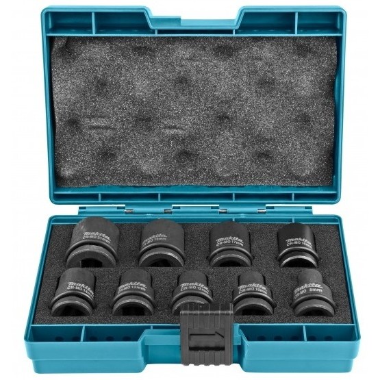 Набор торцовых головок 1/2" для гайковерта 9 шт Makita B-66232
