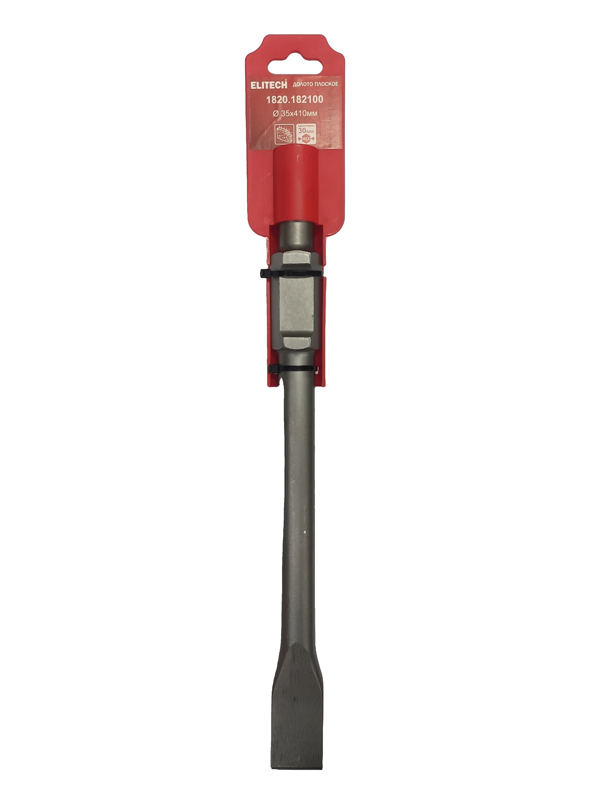 ELITECH 1820.182100 (Долото HEX30, плоское, 35х410 мм) 214214