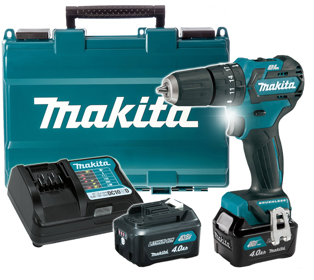 Аккумуляторная ударная дрель-шуруповерт CXT 12 В Makita HP332DWME