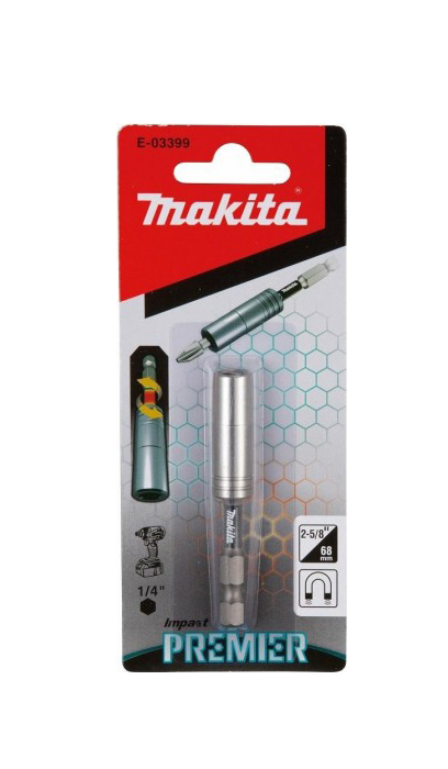 Магнитный держатель бит Impact Premier 68 мм Makita E-03399