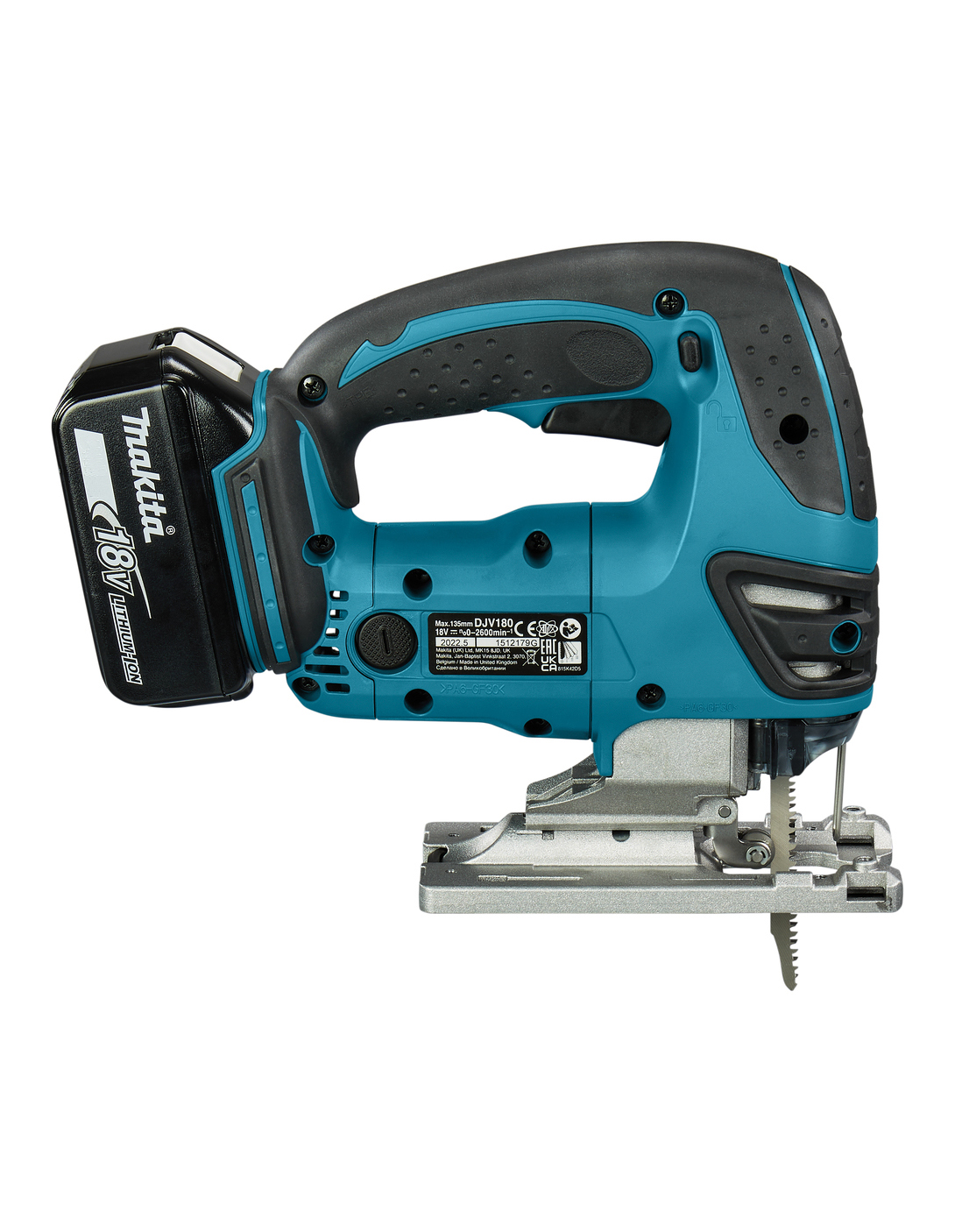 Аккумуляторный лобзик LXT 18 В Makita DJV180RFE