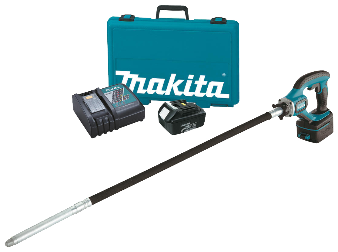 Аккумуляторный виброуплотнитель для бетона 18 В LXT Makita DVR450RFE