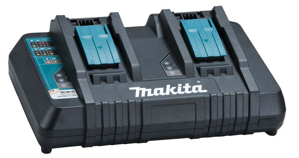 Зарядное устройство быстрое на 2 порта LXT DC18RD Makita 196941-7 Зарядное устройство быстрое на 2 порта LXT DC18RD Makita 196941-7