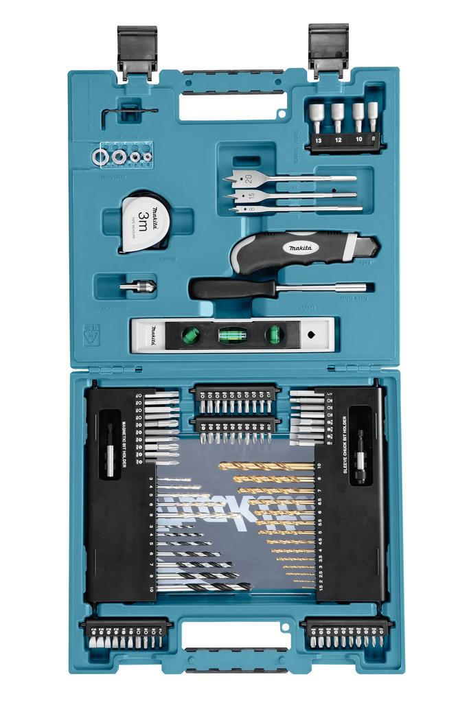 Набор бит, сверл и ручного инструмента 104 предмета Makita D-31778 Набор бит, сверл и ручного инструмента 104 предмета Makita D-31778