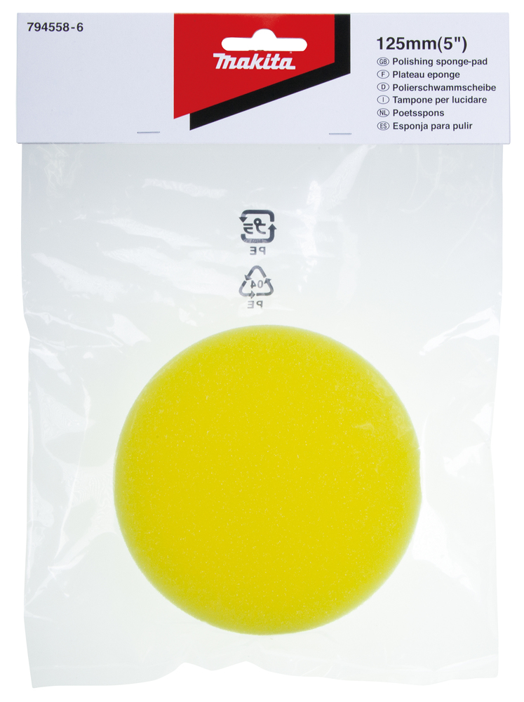 Насадка полировальная из поролона 125 мм Makita 794558-6