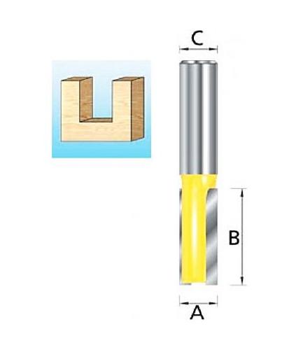 Фреза пазовая 12x8 мм Makita D-47547