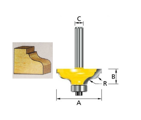Фреза галтельная 34.9х14.28х8х32х2Т Makita D-11586