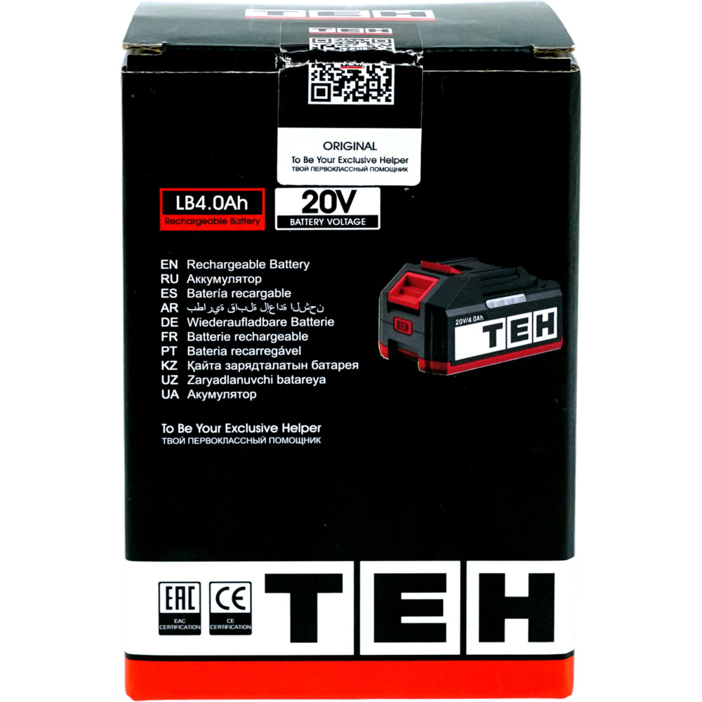 Аккумуляторная батарея TEH LB4.0Ah 20V 10C