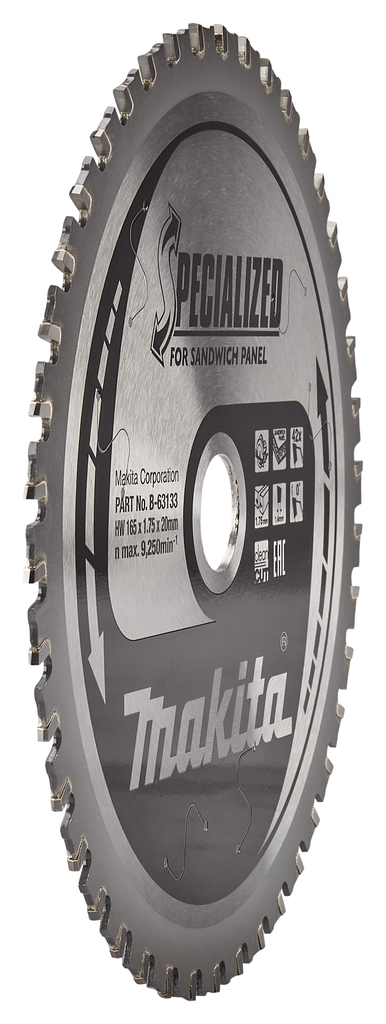 Пильный диск для сэндвич-панелей 165X20X1.4X42T Makita B-63133