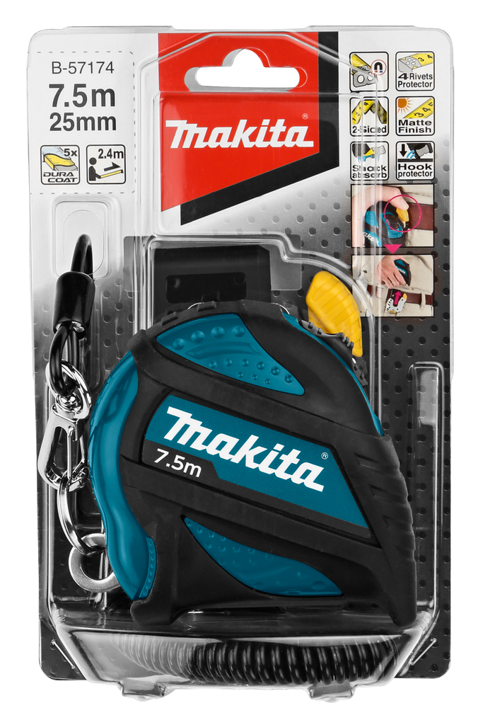 Рулетка 7.5 м Makita B-57174