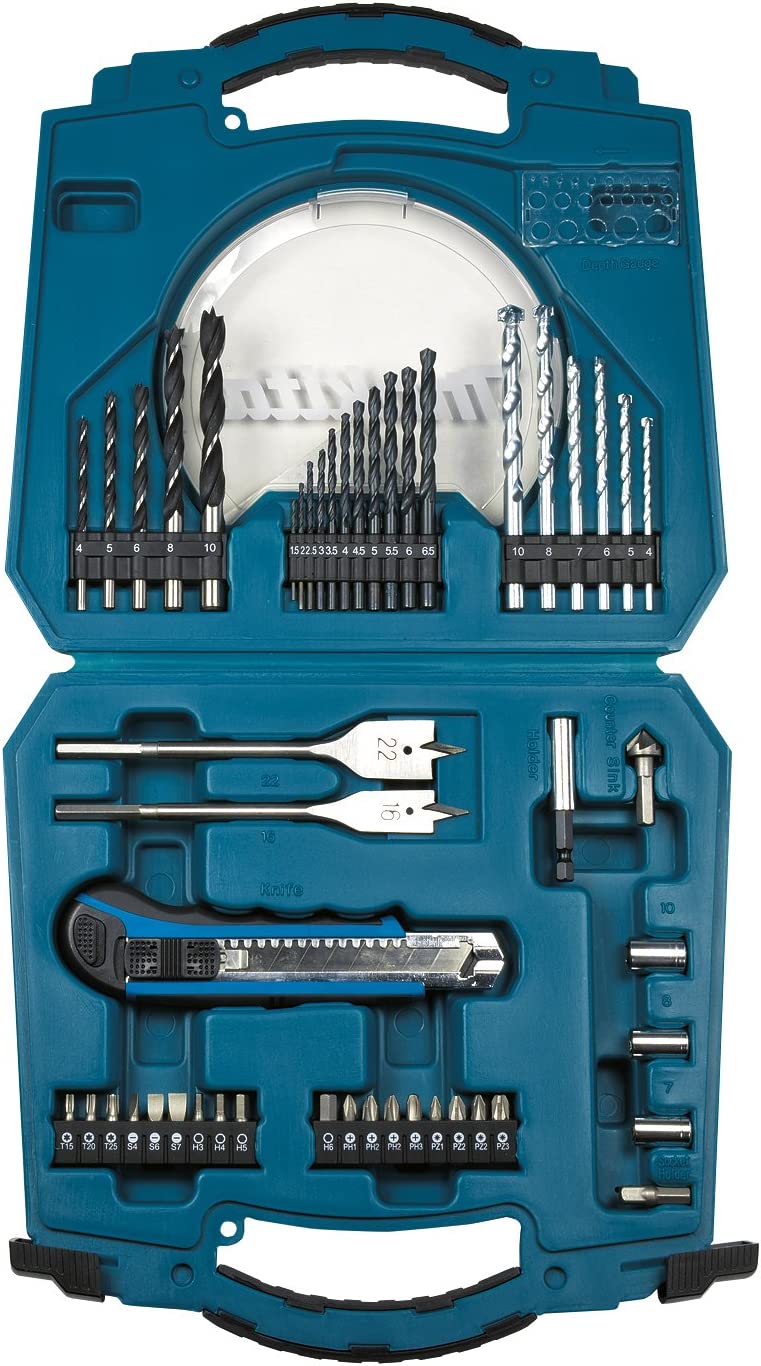 Набор сверл, бит, головок + нож "Circle" 50 предметов (6 наборов) Makita D-42014-6 Набор сверл, бит, головок + нож "Circle" 50 предметов (6 наборов) Makita D-42014-6