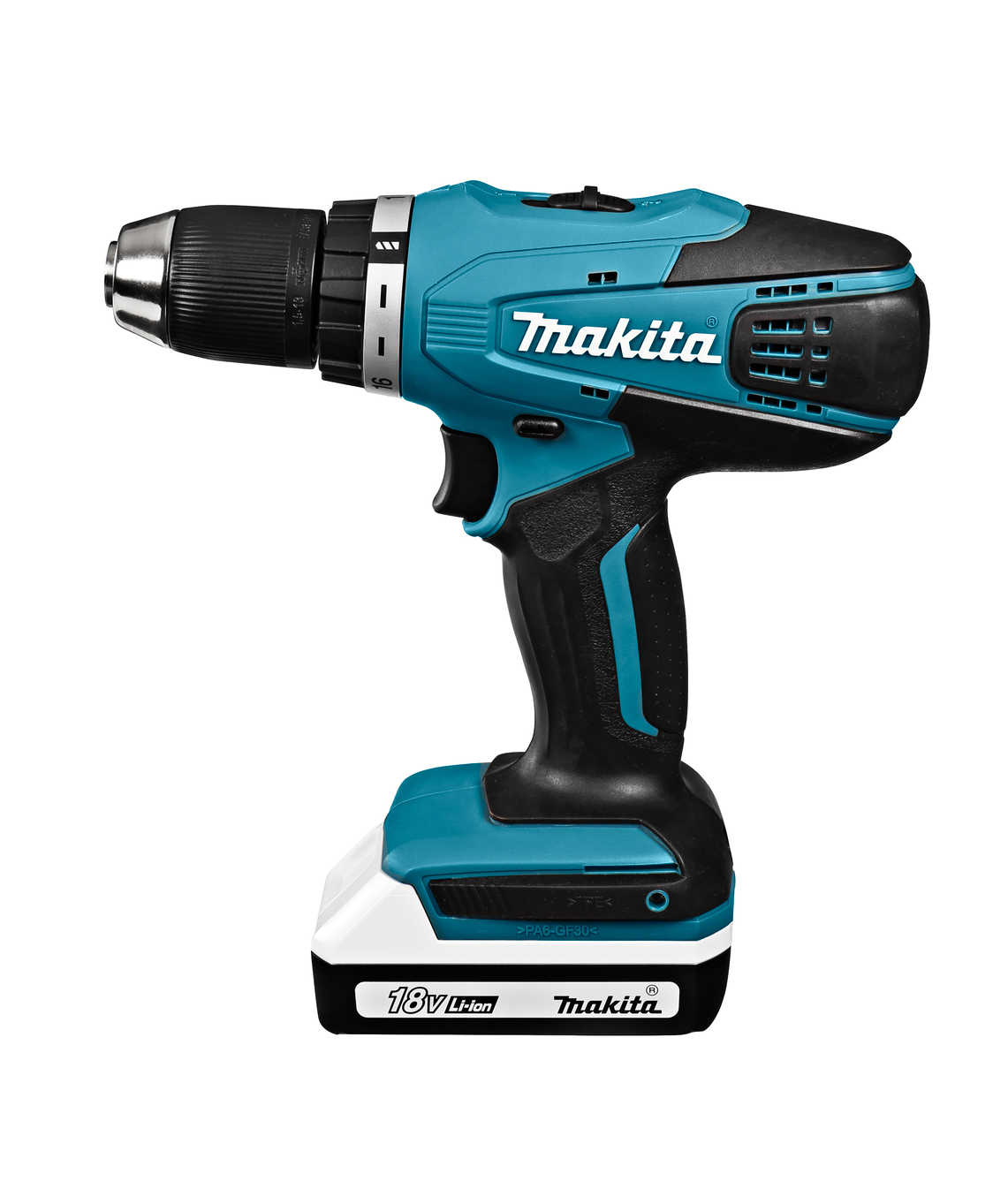 Аккумуляторная дрель-шуруповерт G-Series 18 В Makita DF457DWE
