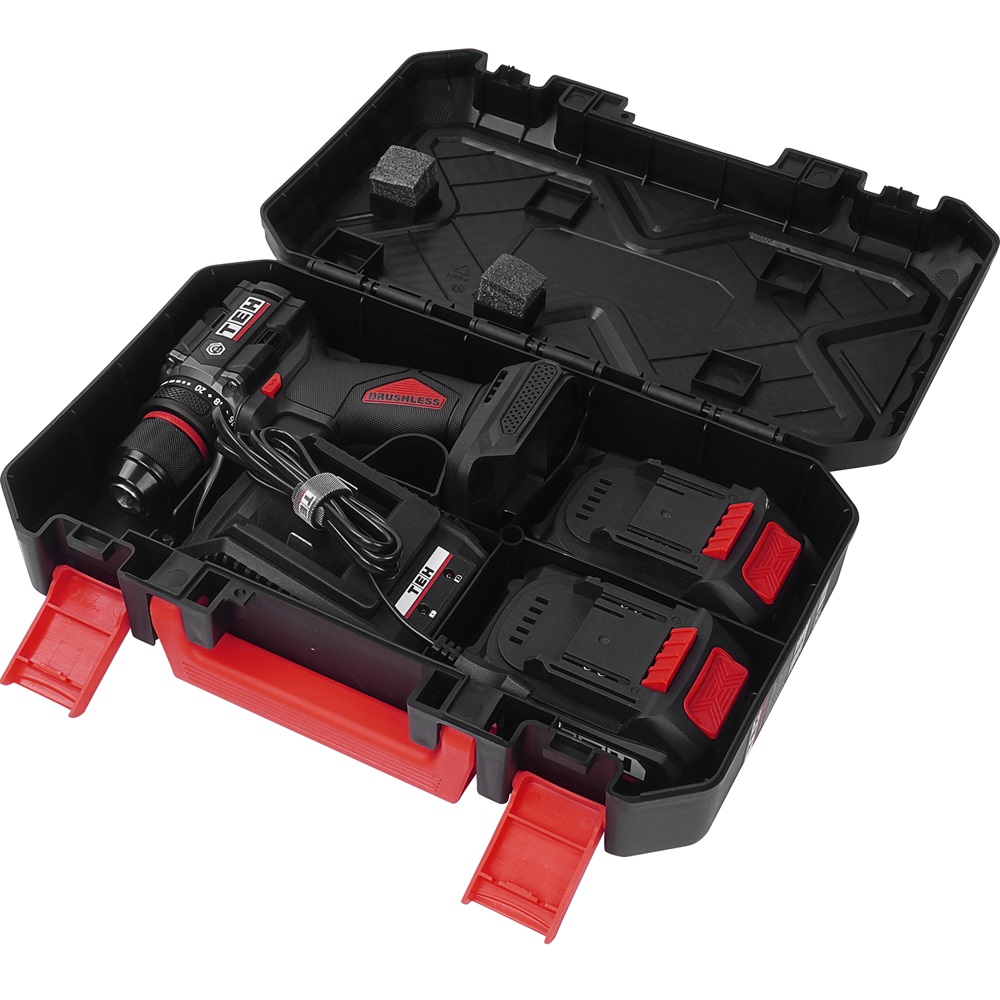 Дрель аккумуляторная 20V TEH TDBL320-2B
