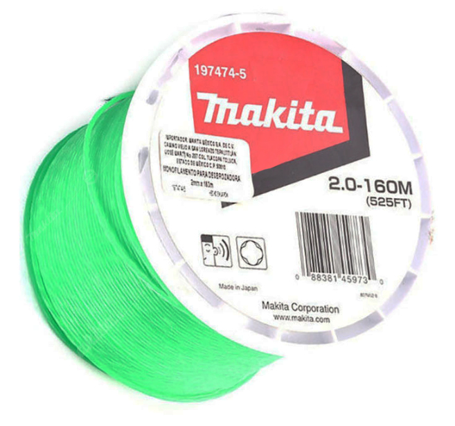 Триммерная леска спиральная "Клевер" 2 ммx160 м Makita 197474-5 Триммерная леска спиральная "Клевер" 2 ммx160 м Makita 197474-5