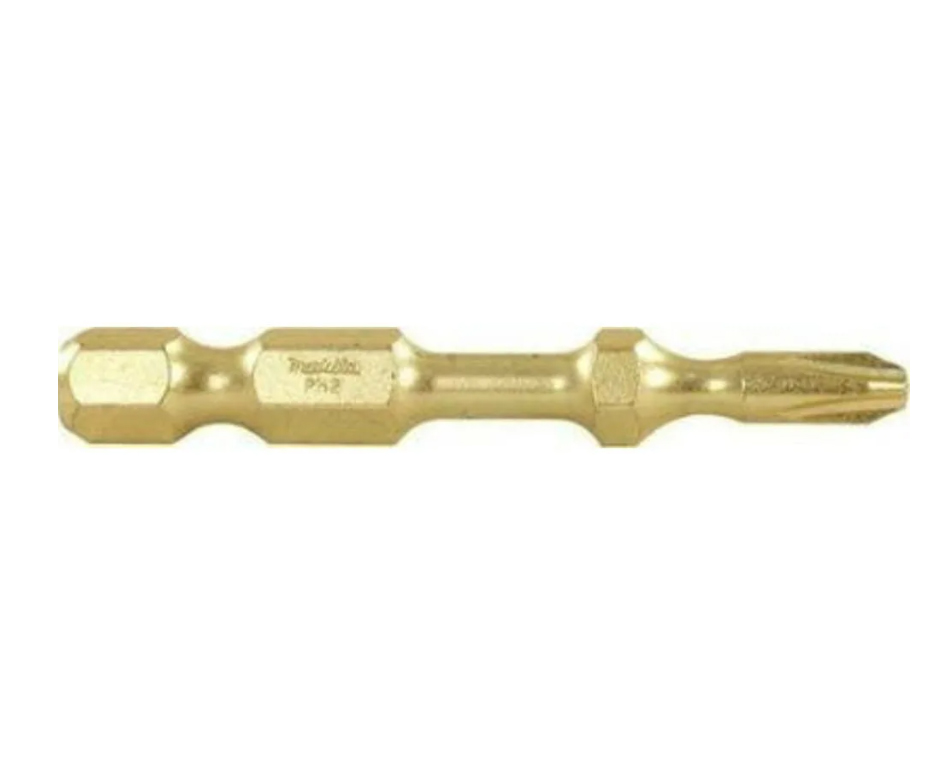 Бита Impact Gold Slim PH2, 50 мм, E-form (MZ), 2 шт Makita B-62359 Бита Impact Gold Slim PH2, 50 мм, E-form (MZ), 2 шт Makita B-62359