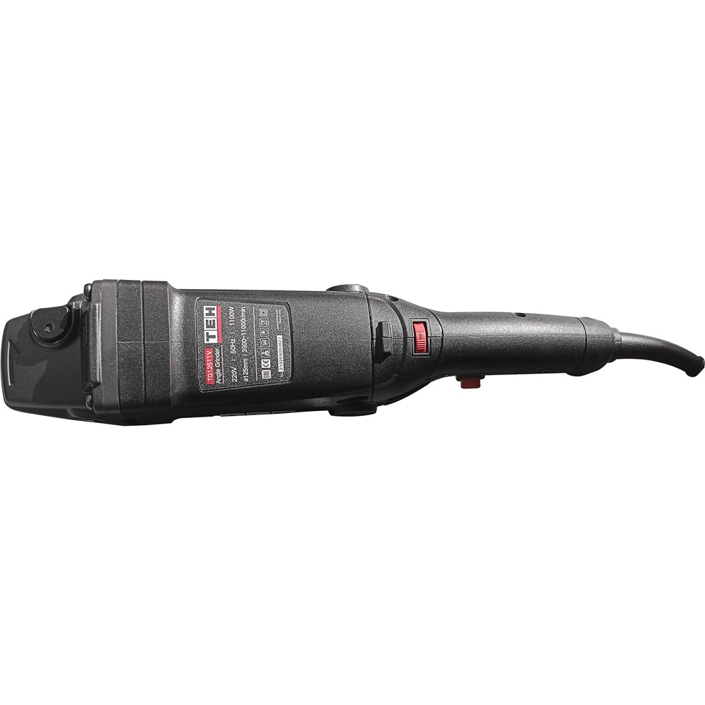 УШМ с регулировкой оборотов, длинная рукоятка 125мм TEH TG12511V