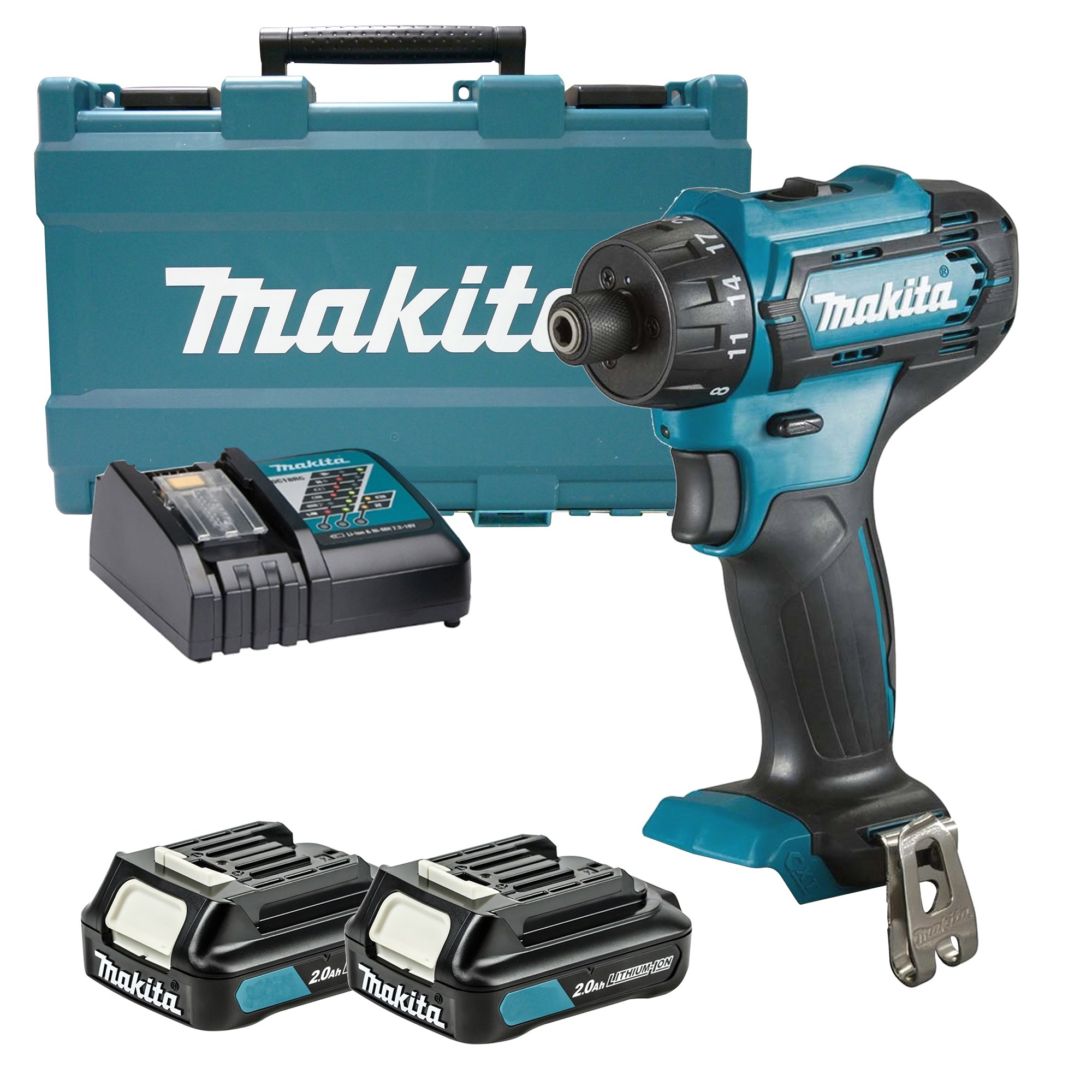 Аккумуляторная дрель-шуруповерт CXT 12 В Makita DF033DWAE
